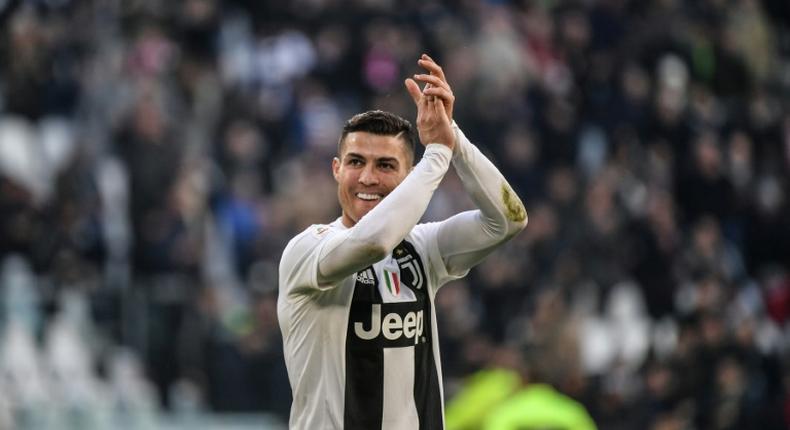 Cristiano Ronaldo scored the 100th goal in all competitions for Juventus in 2018