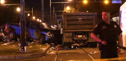 Ciężarówka wjechała w tłum na paradzie w Nowym Orleanie