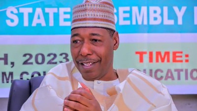 Borno State Governor, Babagana Zulum. [Twitter:@BMB1_Official]