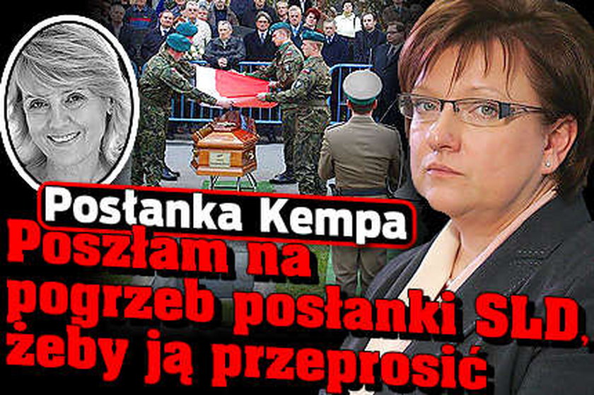 Kempa: Poszłam na pogrzeb posłanki SLD, żeby przeprosić