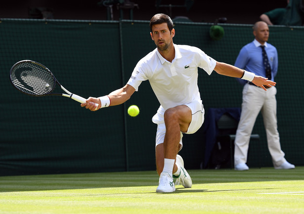 Novak Djokovic bez straty seta awansował do drugiej rundy Wimbledonu