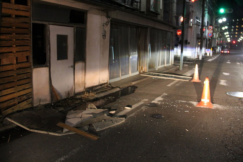 Silne trzęsienie uderzyło w Japonię