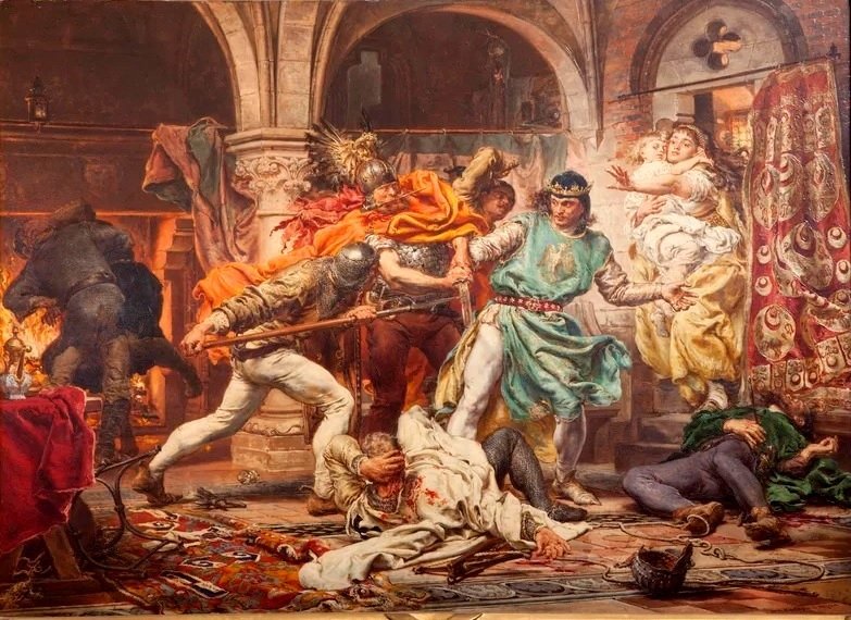 Śmierć Przemysła II w Rogoźnie, Jan Matejko