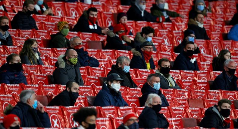 2,000 fans were back in a Premier League stadium for the first time since March for Arsenal's Europa League win over Rapid Vienna