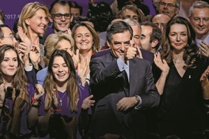 French Presidential Candidate Francois Fillon Holds Election Campaign Event