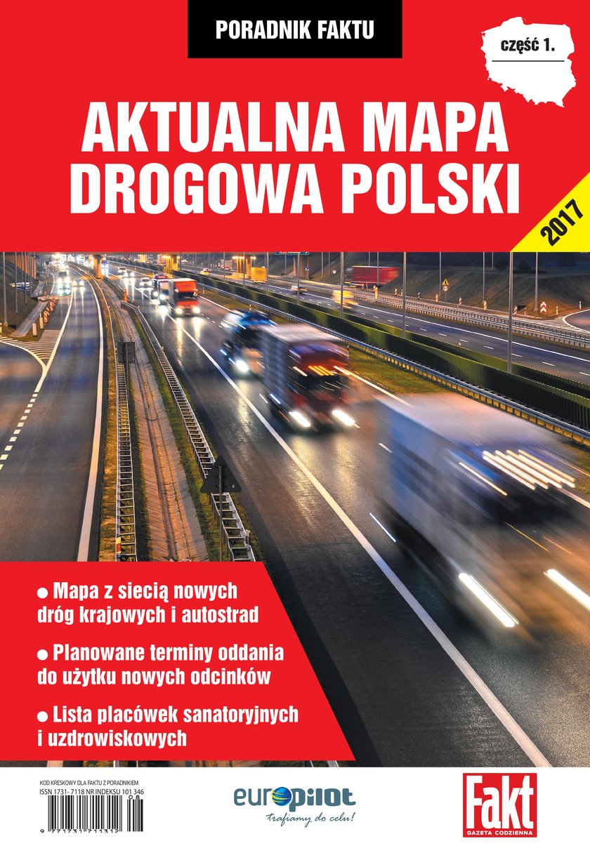 Aktualna mapa drogowa Polski z Faktem