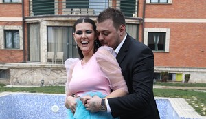 Sloba Vasić sa ženom