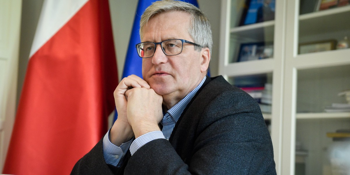 Bronisław Komorowski: PiS wygrywało w tych kręgach wyborczych, które nie płacą podatków