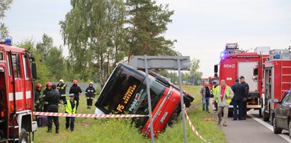 Polski Bus w rowie na krajowej ósemce. Są ranni