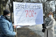 Protest przeciwko obostrzeniom