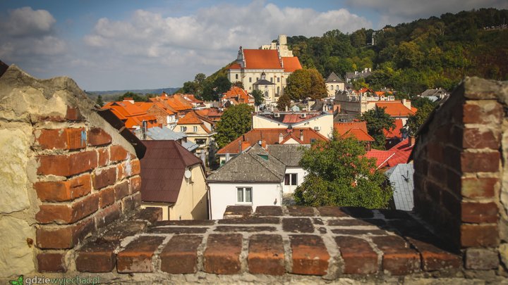 Kazimierz Dolny, widok na Górę Zamkową