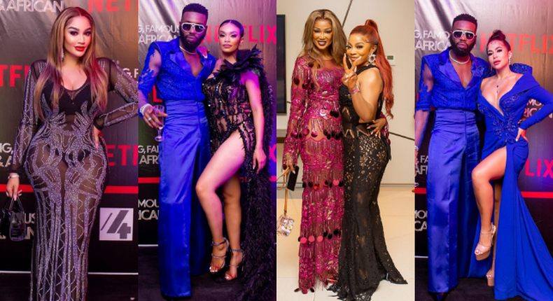 How celebrities dressed to the private premiere of Young, Famous and African [Photos]