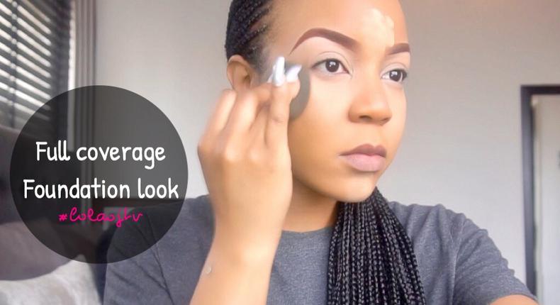 Lola OJ shows how to nail full coverage foundation without being cakey
