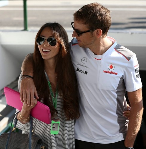 Jessica Michibata i Jenson Button