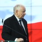 Prezes PiS Jarosław Kaczyński podczas oświadczenia dla mediów w siedzibie Prawa i Sprawiedliwości przy ulicy Nowogrodzkiej w Warszawie