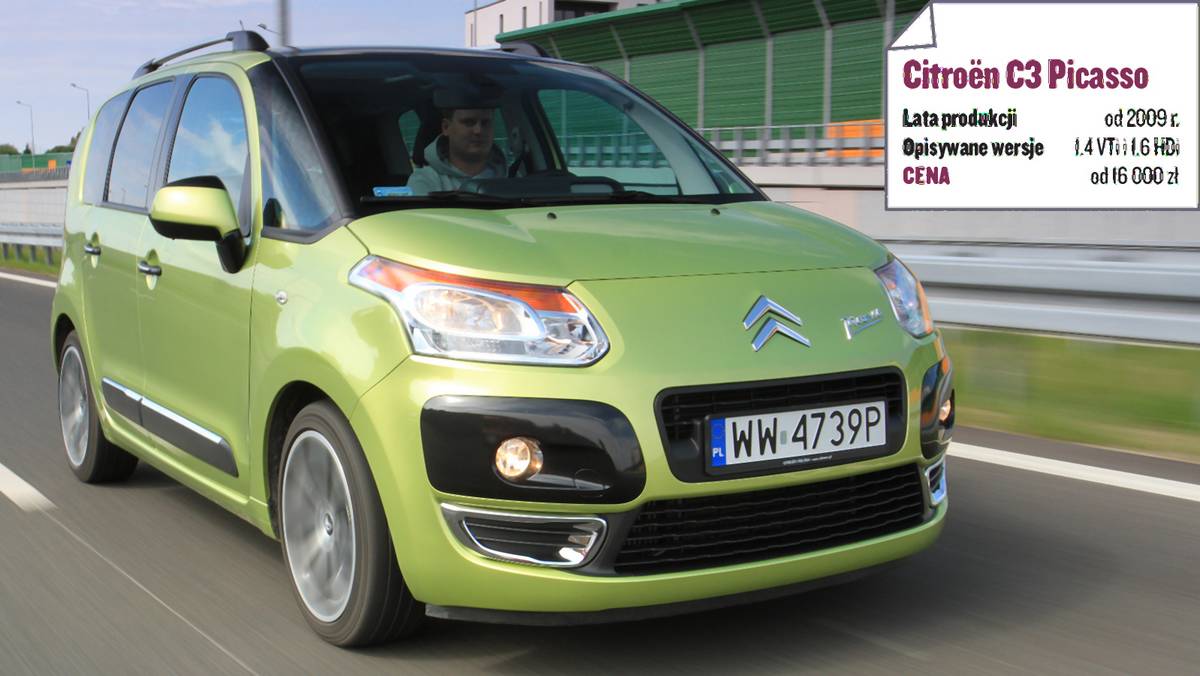 Citroën C3 Picasso - mały van to małe wydatki
