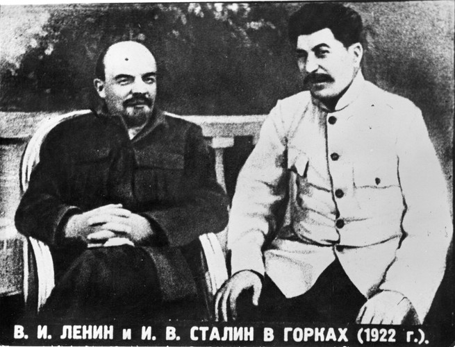 Włodzimierz Lenin i Józef Stalin