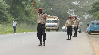 Imo NLC protester in special marshal’s regalia not our officer – FRSC/Illustration.