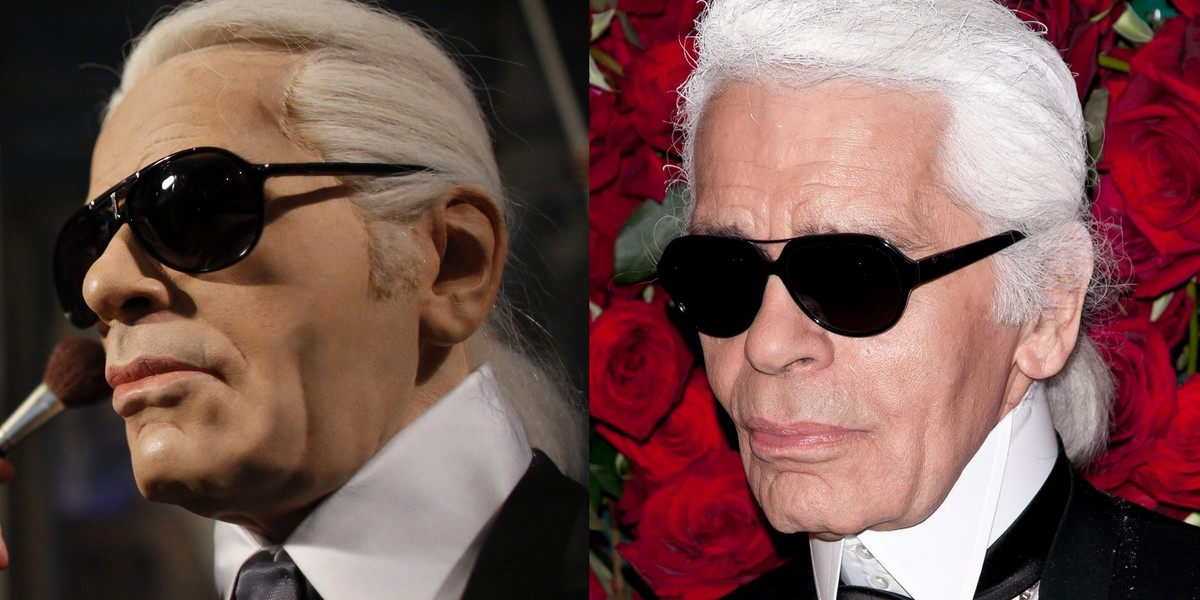 Karl Lagerfeld z wosku