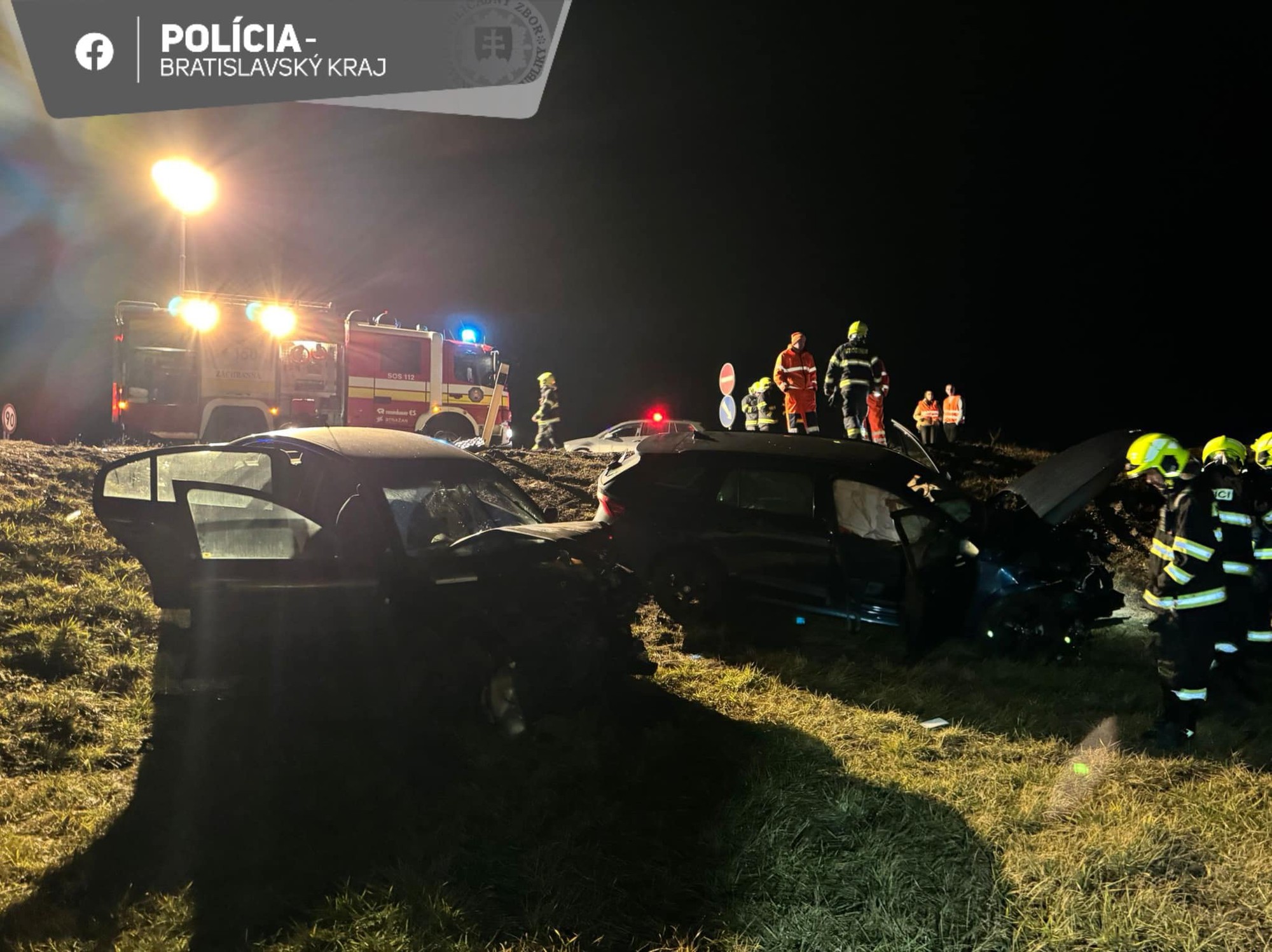 Dopravná nehoda pri Stupave.