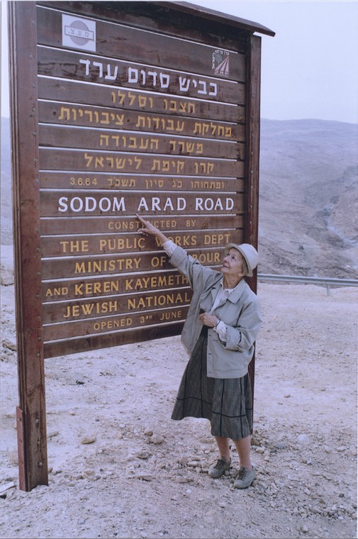 Wisława Szymborska w Izraelu, fot. archiwum Michała Rusinka