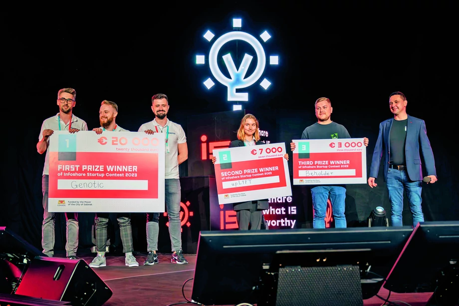 Polski start-up Genotic za pomysł użycia AI do projektowania przeciwciał dostał główną nagrodę Startup Contest podczas konferencji Infoshare'23 w Gdańsku.