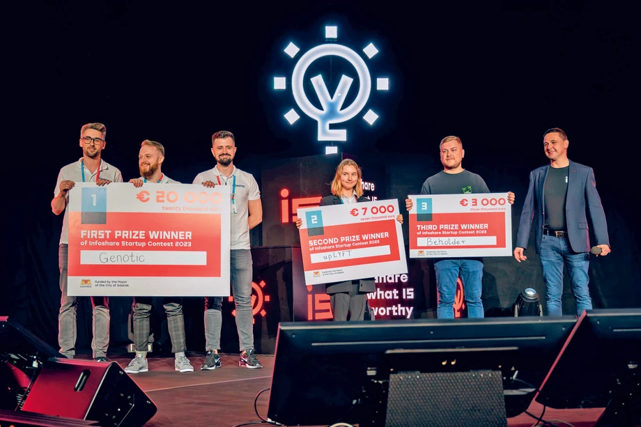 Polski start-up Genotic za pomysł użycia AI do projektowania przeciwciał dostał główną nagrodę Startup Contest podczas konferencji Infoshare'23 w Gdańsku.