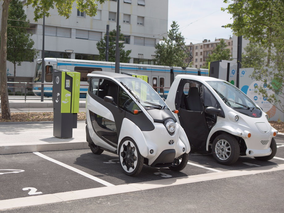 The Toyota i-Road is currently not for sale in the US. The car is being tested on the streets of Tokyo in Japan and Grenoble in France.