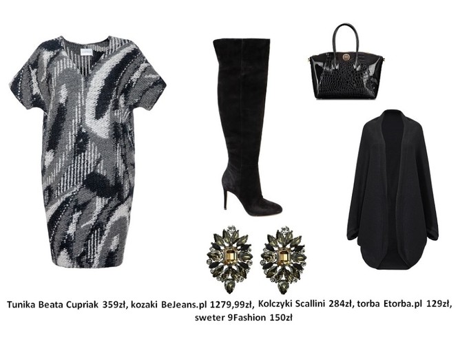 Jesienne otulenie - STYLIZACJE z dzianiną