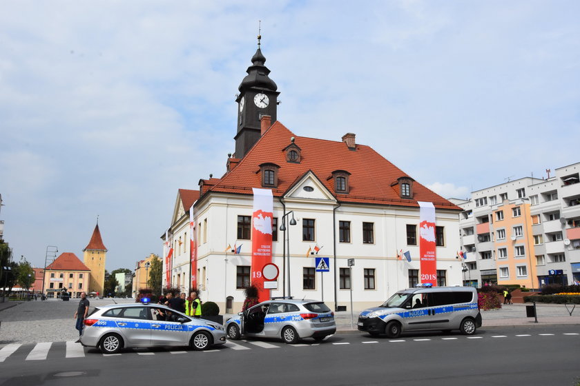 Akcja pirotechników w Lubinie