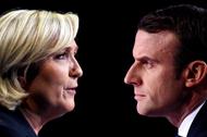 Marine Le Pen Emmanuel Macron Francja polityka