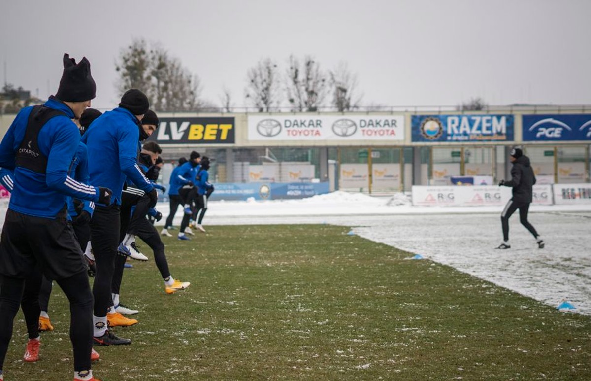 Trening piłkarzy Stali/fot. Stal Mielec