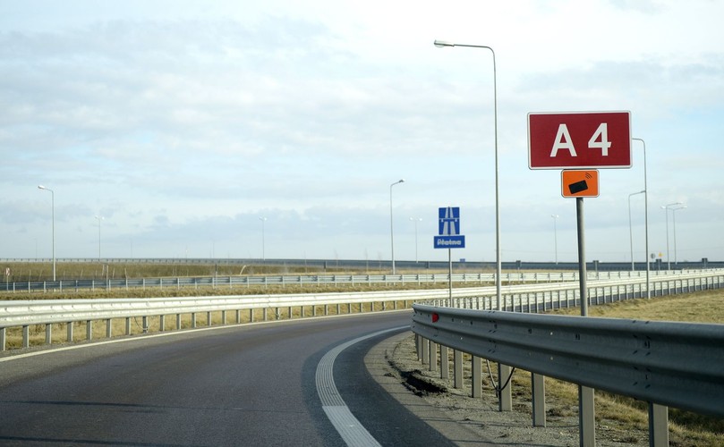 Odcinek autostrady A4 w okolicach Jarosławia na Podkarpaciu. Trasa może zostać nazwana Autostradą Pamięci Żołnierzy Wyklętych