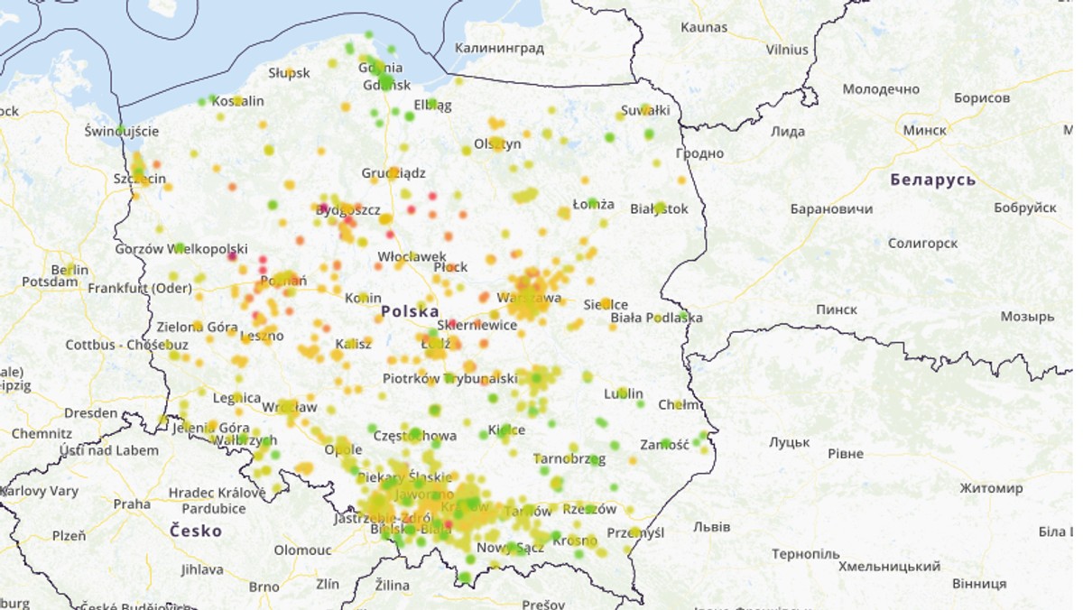 Smog w Polsce - 27 listopada. Stan, jakość i zanieczyszczenie powietrza