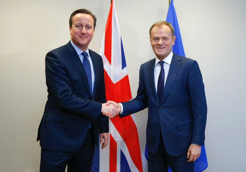 Donald Tusk i David Cameron