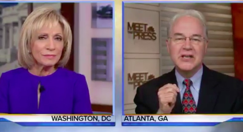 NBC's Andrea Mitchell interviews Secretary Tom Price.