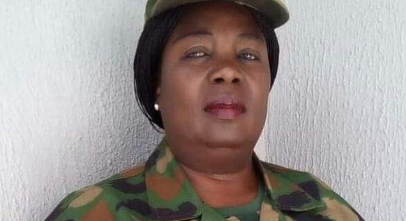 Grace Garba is the Nigerian Air Force's first female Air Warrant Officer in 55 years (Nigerian Airforce)