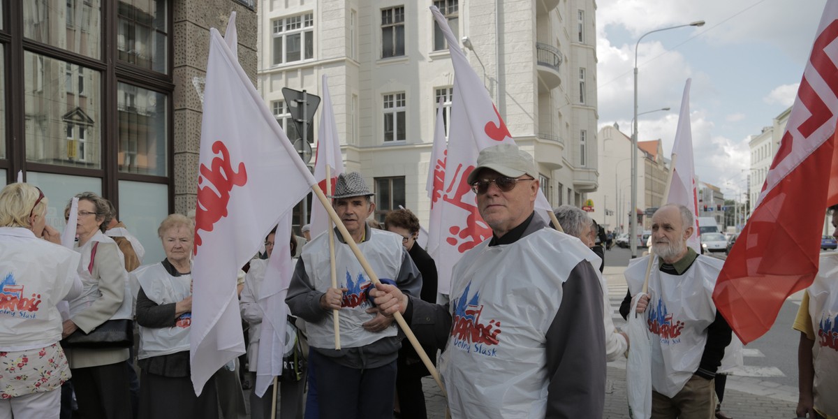 Protest emerytów