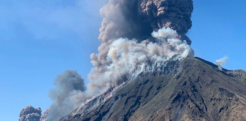 Wybuch wulkanu we Włoszech, 1 osoba nie żyje