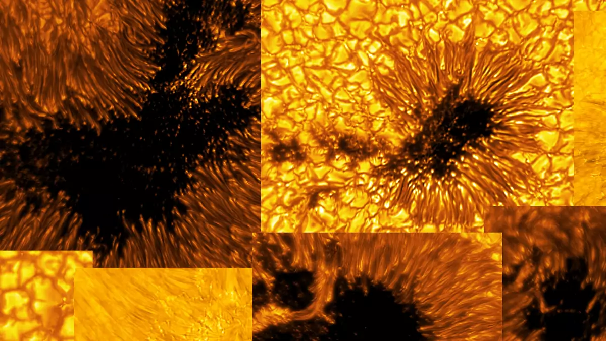 Szczegółowe zdjęcia Słońca wykonane przy użyciu  Daniel K. Inouye Solar Telescope