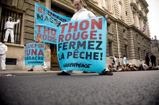 FRANCE-ENVIRONMENT-GREENPEACE-DEMO