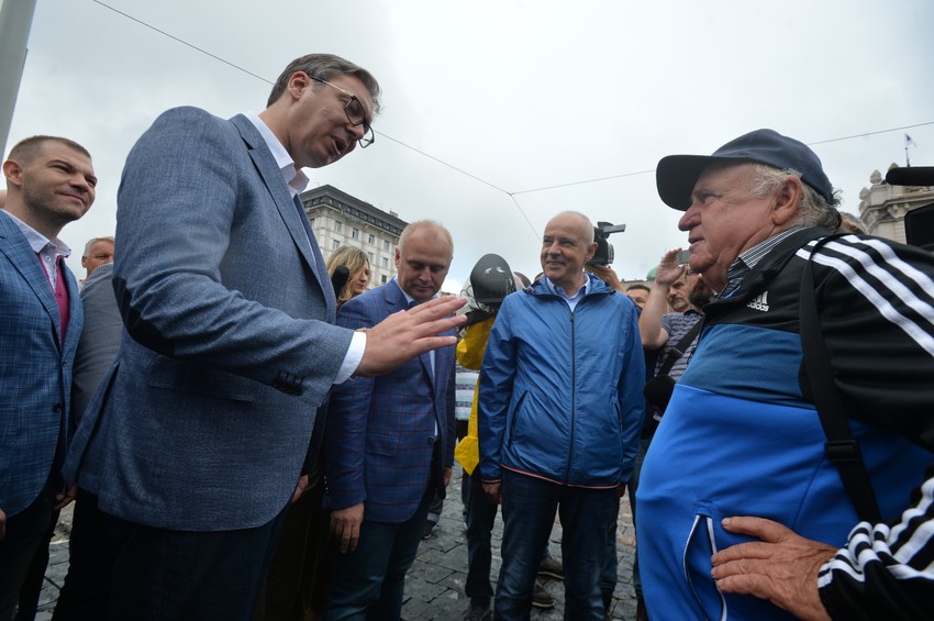 Aleksandar Vučić Trg Republike