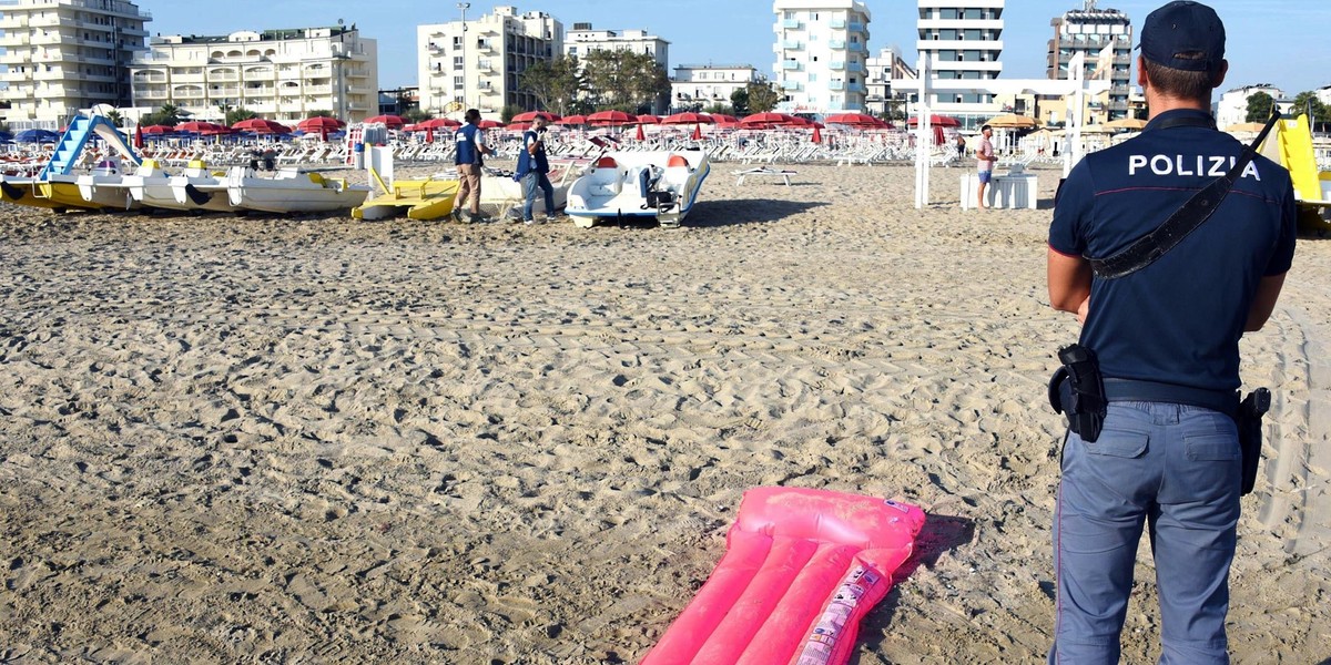 Kolejna próba gwałtu na plaży w Rimini