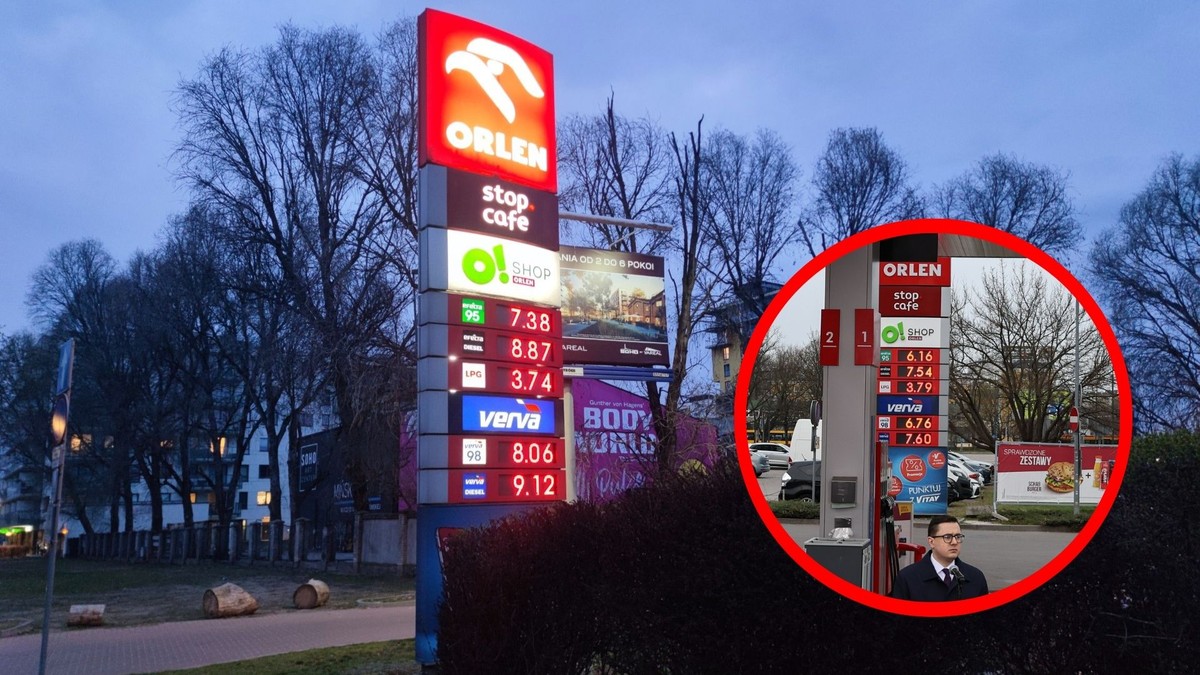 Zmian cen paliw na stacjach