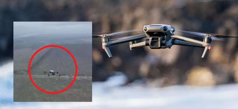 Podniebna walka dronów w Ukrainie. Rosyjski rozpadł się na kawałki. "Niesamowite!" [WIDEO]