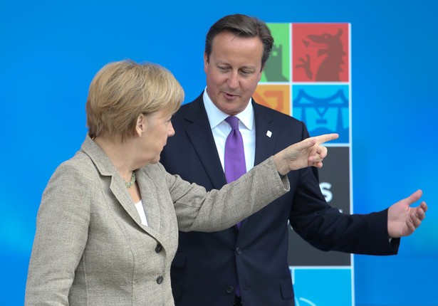 David Cameron i Angela Merkel