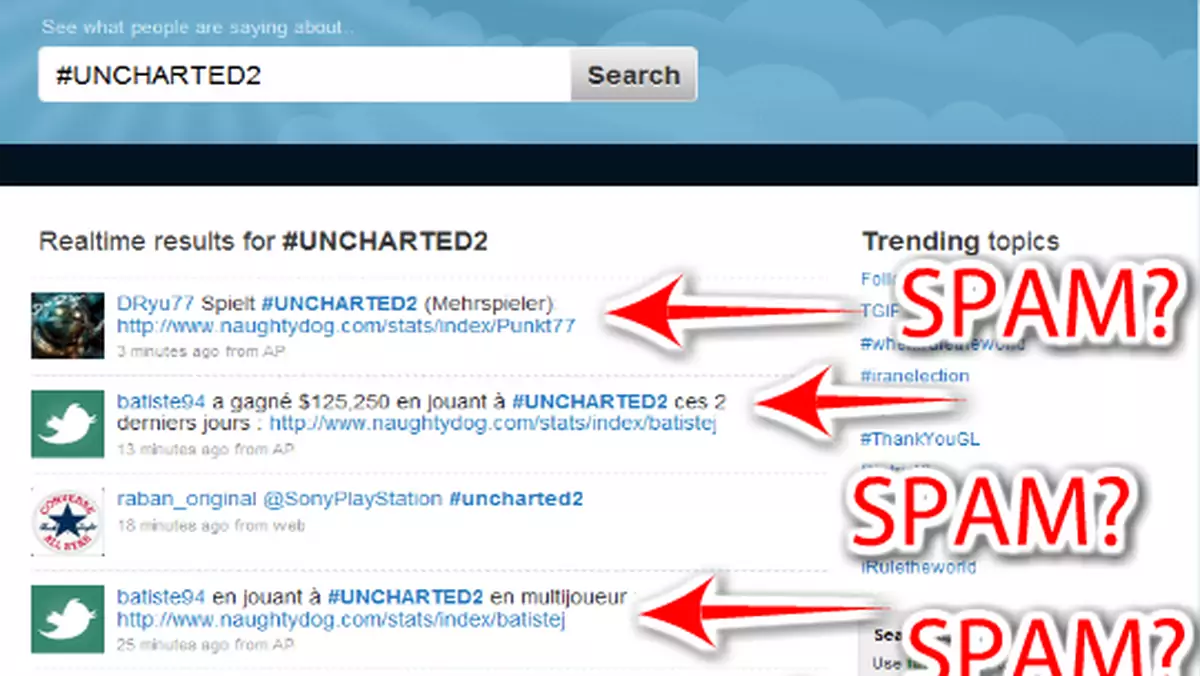 Uncharted 2 + Twitter = lans i sława