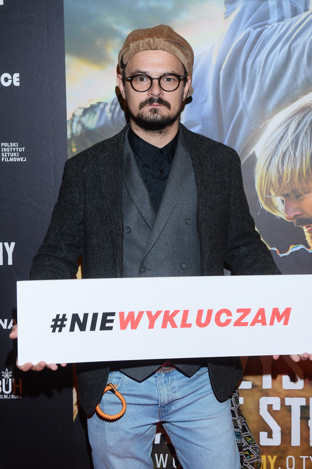 Dawid Ogrodnik na premierze filmu "Wszystkie nasze strachy"