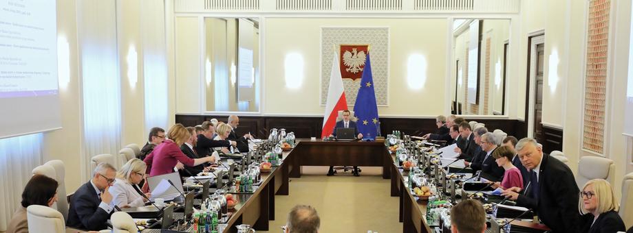 Przed posiedzeniem Rady Ministrów. Warszawa, 14 maja 2019 r. 