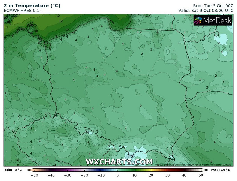 Noce przyniosą przymrozki